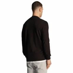 Lyle & Scott  Fly fleece sweater heren jet black