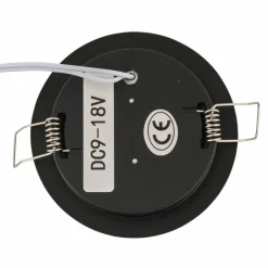 Marine LED  Downlight LED inbouw spot zwart