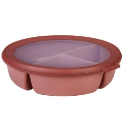 Mepal Cirqula Bento multikom vershouddoos rond 1 liter vivid mauve