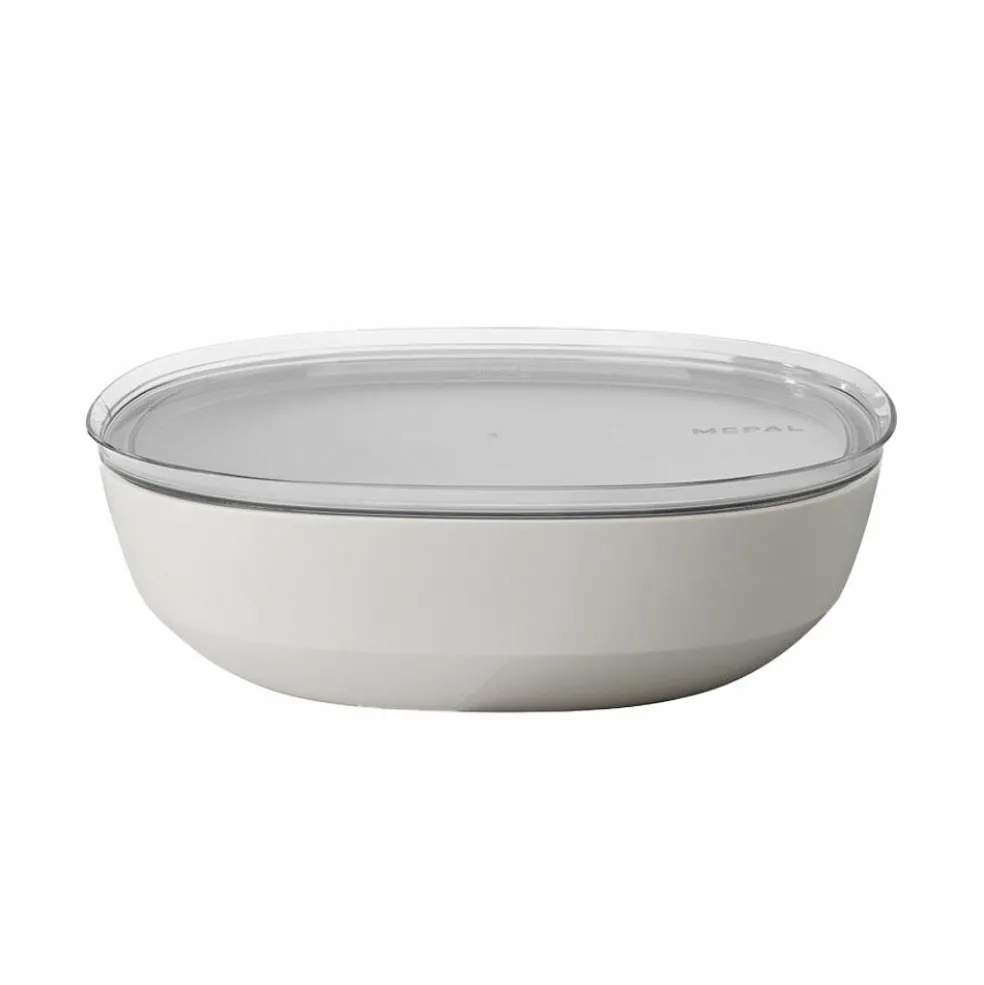 Mepal Silueta schaal met deksel 4 liter nordic white