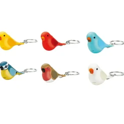 Moses. Verlag  Vogel met licht en geluid sleutelhanger assorti