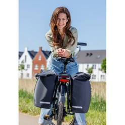 New Looxs  Cantos Double fietstas 36 liter black