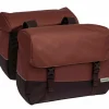 New Looxs  Oslo Joli Double fietstas 37 liter burgundy rust