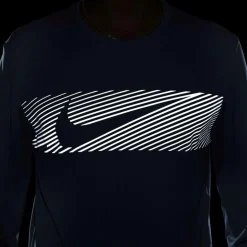 Nike Miler Flash Dri-FIT hardloopshirt heren court blue reflective silver