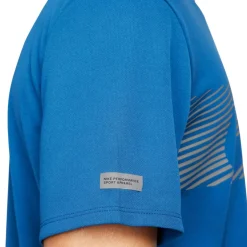 Nike Miler Flash Dri-FIT UV hardloopshirt heren court  blue reflective silver