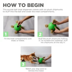 Nina Ottosson  Dog Snuffle n'Treat Ball hondenspeelgoed