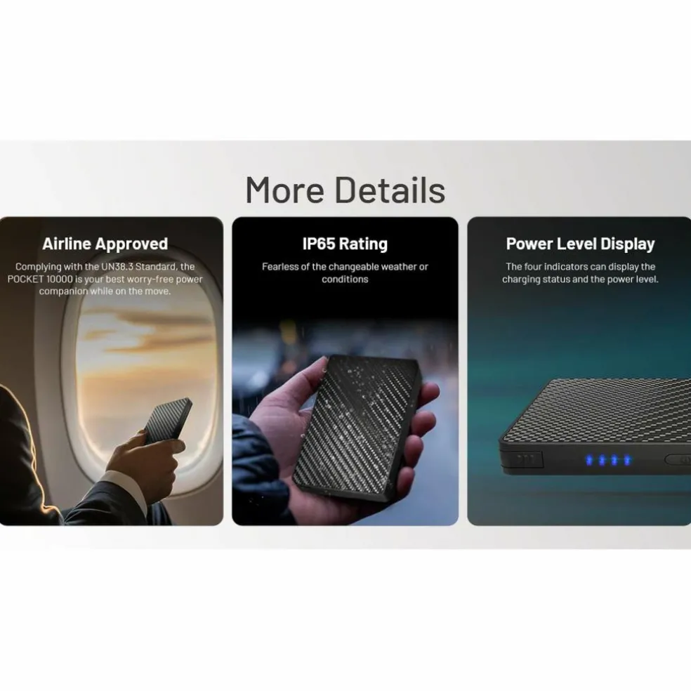 Nitecore Pocket 10000 powerbank black