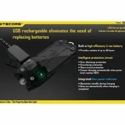 Nitecore Tube V2.0 zaklamp green