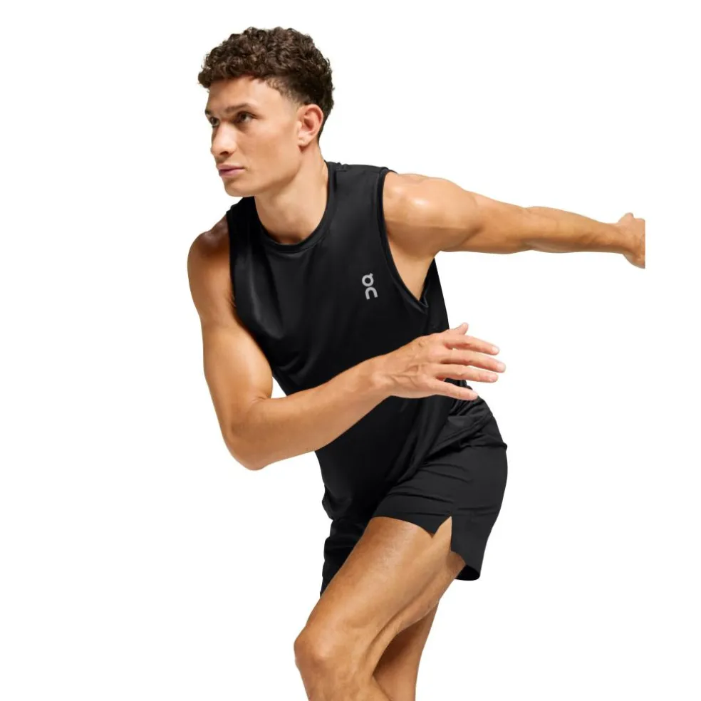 On Core hardloop tanktop heren black