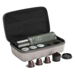 OutIn Traveler Gift Set draagbare espressomachine forest green