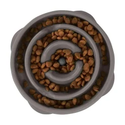Outward Hound  Fun Feeder Drop Medium voerbak grey