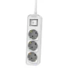 Philips 3-voudige stekkerdoos 1,5 meter white