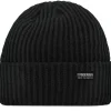Poederbaas Royal Rib muts black