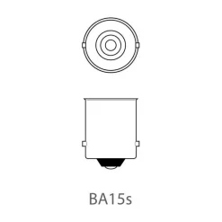 ProPlus BA15s 12V 5W halogeenlamp set van 2 stuks