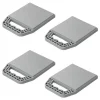 ProPlus Onderlegplaten voor caravansteunvoeten  set van 4 stuks