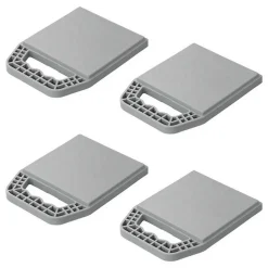 ProPlus Onderlegplaten voor caravansteunvoeten  set van 4 stuks