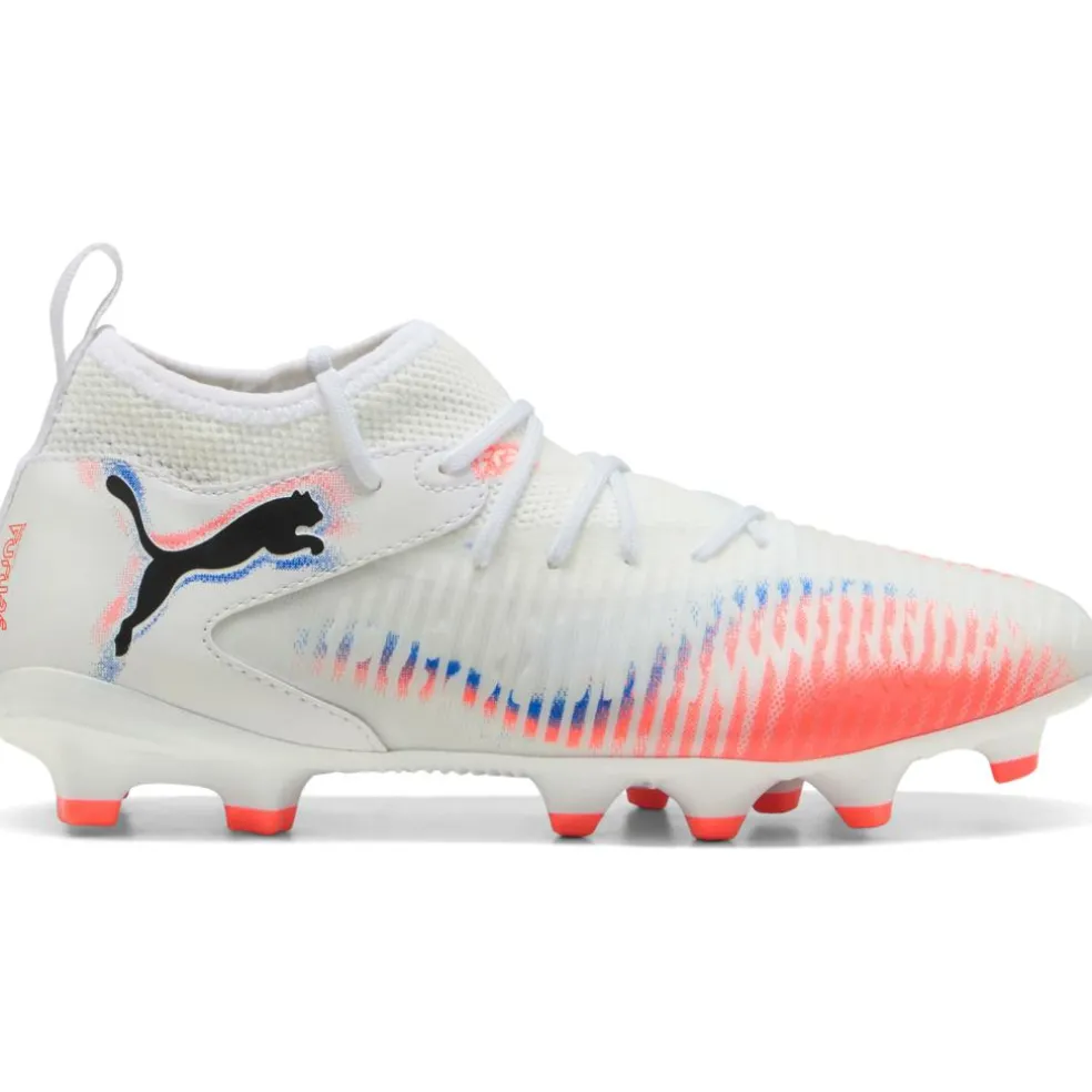 Puma Future 8 Match FG - AG voetbalschoenen junior PUMA white PUMA black glowing red