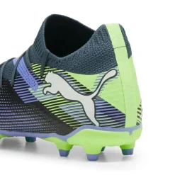 Puma FUTURE 7 PRO FG AG voetbalschoenen junior grey skies puma white fizzy apple