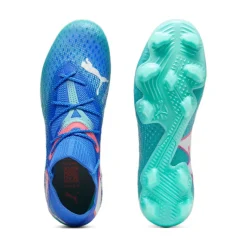 Puma FUTURE 7 ULTIMATE FG AG voetbalschoenen heren bluemazing PUMA white electric peppermint