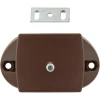 Pushlock Binnenslot toilet en schootplaatje bruin