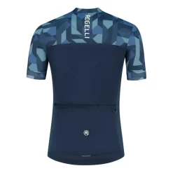 Rogelli Essential Graphic fietsshirt dames bordeaux coral