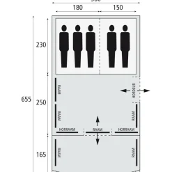 Safarica Indian Hills 360 tunneltent grey