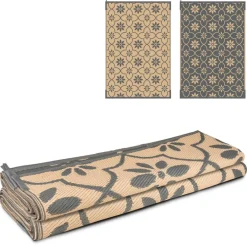 Safarica Safarimat buitenkleed 270 x 200 cm lacrimal black  grey