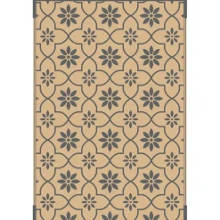 Safarica Safarimat buitenkleed 270 x 200 cm lacrimal black  grey