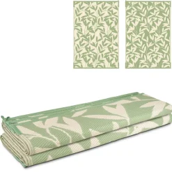 Safarica Safarimat buitenkleed 270 x 200 cm branches green  beige