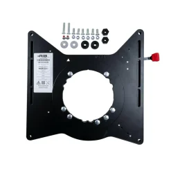 Scopema V3 Volkswagen T5 T6 T6.1 draaiplateau bestuurder  met accu verhoging en handremverlaging black