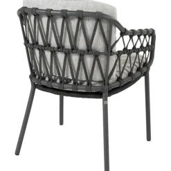 4 Seasons Outdoor  Calpi dining tuinstoel anthracite zwart