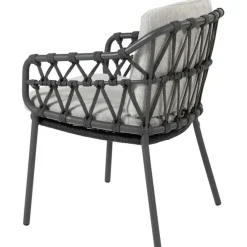 4 Seasons Outdoor  Calpi dining tuinstoel anthracite zwart