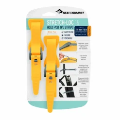 Sea To Summit  Stretch-Loc TPU straps 375 x 20 mm yellow per 2 stuks