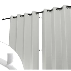Shadow Comfort  Buitengordijnen 137 x 220 cm arctic white per 2  stuks