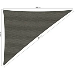 Shadow Comfort  Driehoek schaduwdoek 300 x 400 x 500 cm cool grey