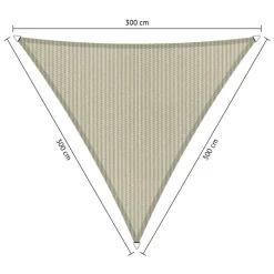 Shadow Comfort  Driehoek schaduwdoek 300 x 300 x 300 cm sahara  sand