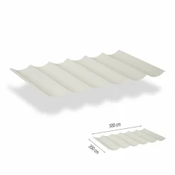 Shadow Comfort  Harmonica schaduwdoek 200 x 300 cm sahara sand