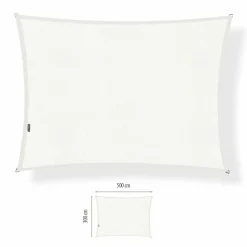 Shadow Comfort  Rechthoek schaduwdoek 300 x 500 cm arctic white