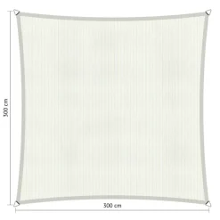Shadow Comfort  Vierkant schaduwdoek 300 x 300 cm arctic white