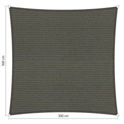 Shadow Comfort  Vierkant schaduwdoek 300 x 300 cm cool grey