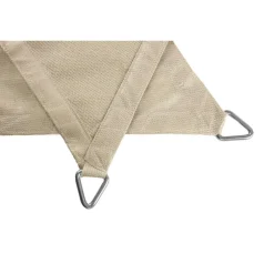 Shadow Comfort  Waterdicht vierkant schaduwdoek 400 x 400 cm sand