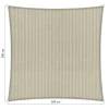 Shadow Comfort  Waterdicht vierkant schaduwdoek 300 x 300 cm sand