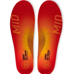 Sidas 3 Feet Eco Winter Mid Neutral inlegzolen red