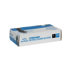 Smokin' Flavours  Nitril Poedervrij handschoenen L black 100 stuks