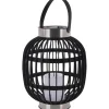 Solar LED lantaarn zwart