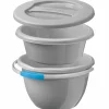 Sunware Water-line emmer met afwasteil 9 + 14 liter zilver