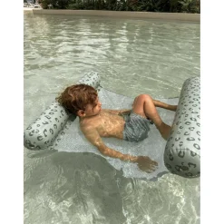 Swim Essentials Leopard Green waterhangmat