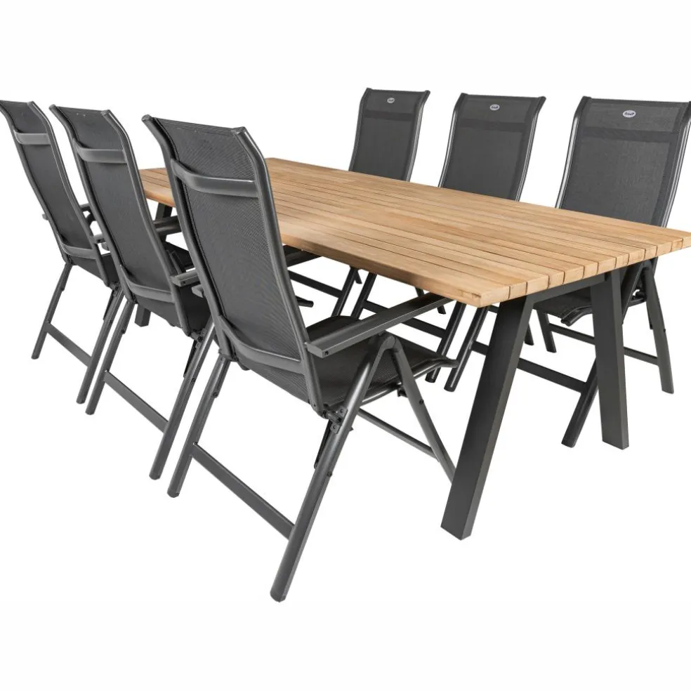 TASTE by 4 Seasons Ambassador 240 x 100 cm Alice 6 tuinset anthracite