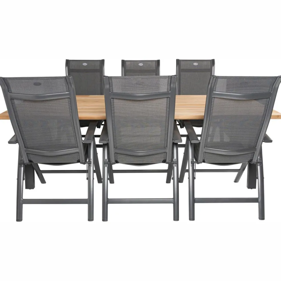 TASTE by 4 Seasons Ambassador 240 x 100 cm Alice 6 tuinset anthracite
