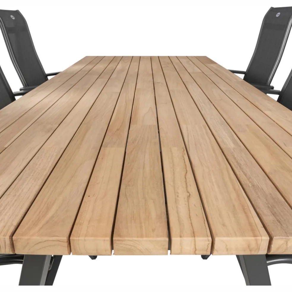 TASTE by 4 Seasons Ambassador 240 x 100 cm Alice 6 tuinset anthracite